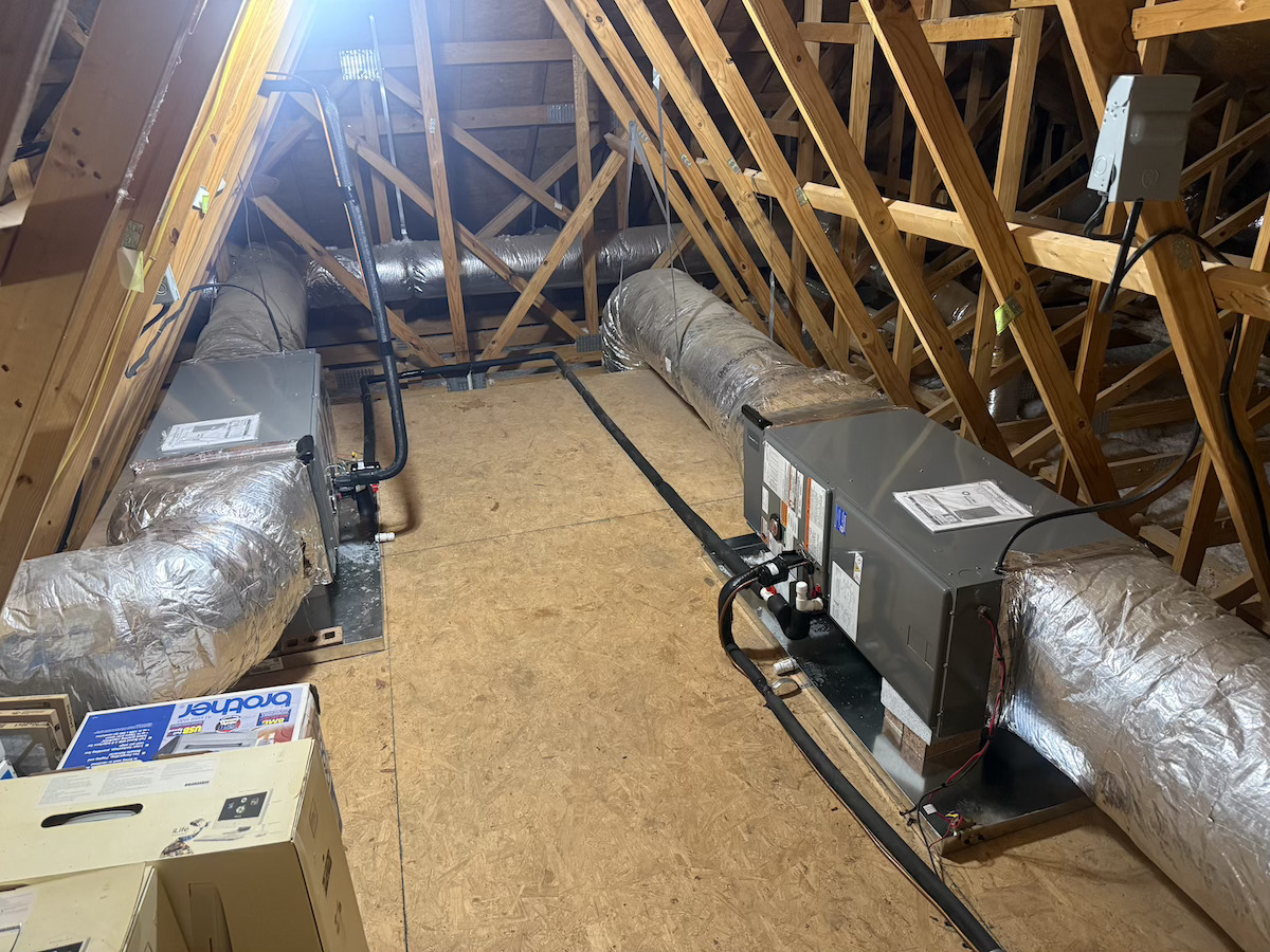 Two system Rheem air handler replacement for an office in Greer, SC