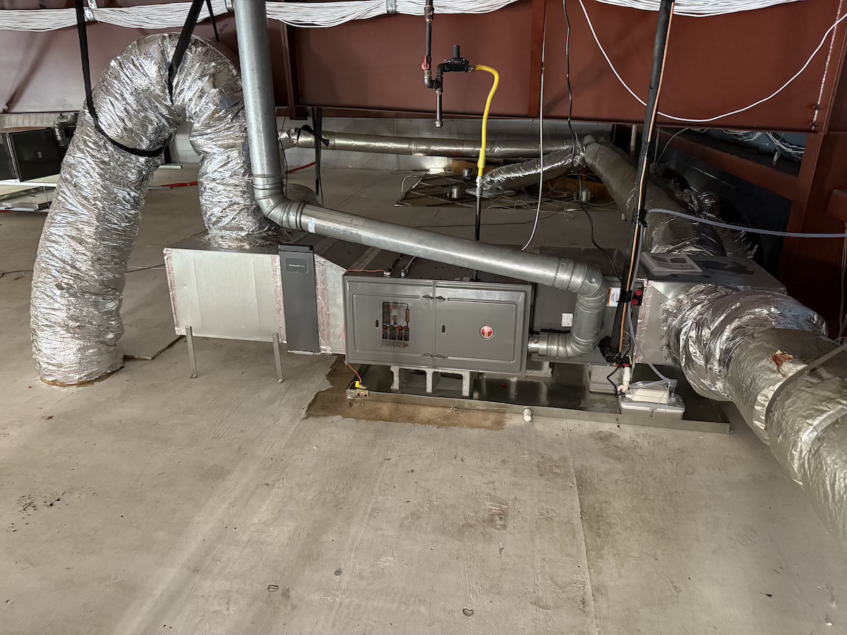 Furnace installation for a dual fuel system in Greenville, SC
