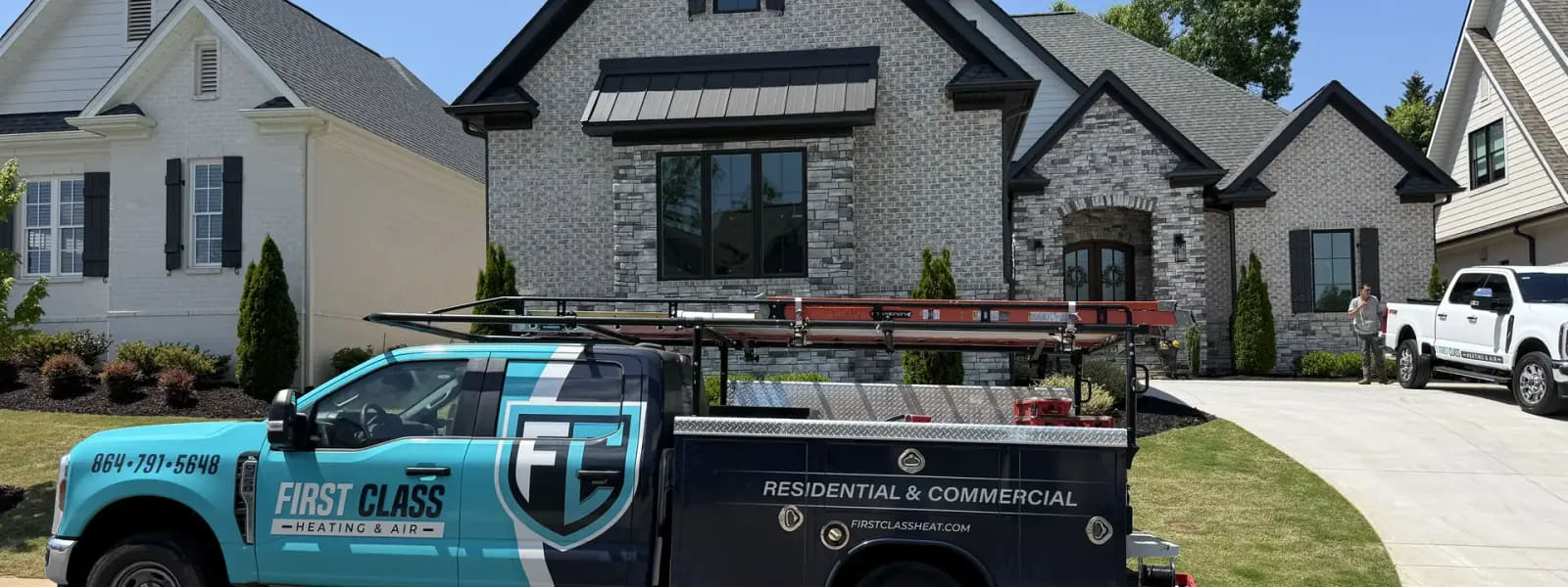 AC replacement and installation in Greenville, SC by First Class Heating & Air