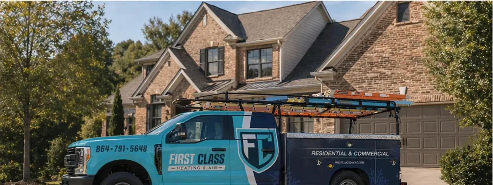 Commercial HVAC services in Greenville, SC by First Class Heating & Air