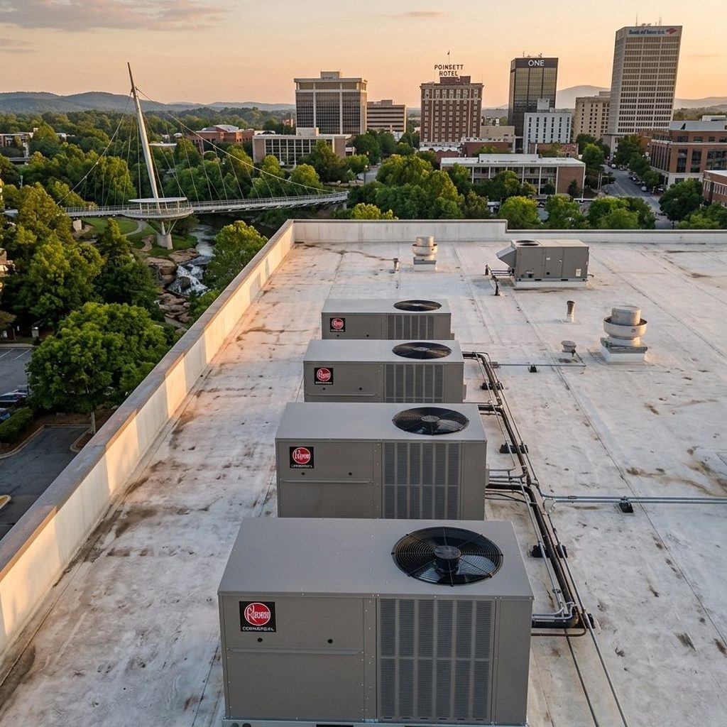 Commercial HVAC service - First Class Heating & Air Greenville SC