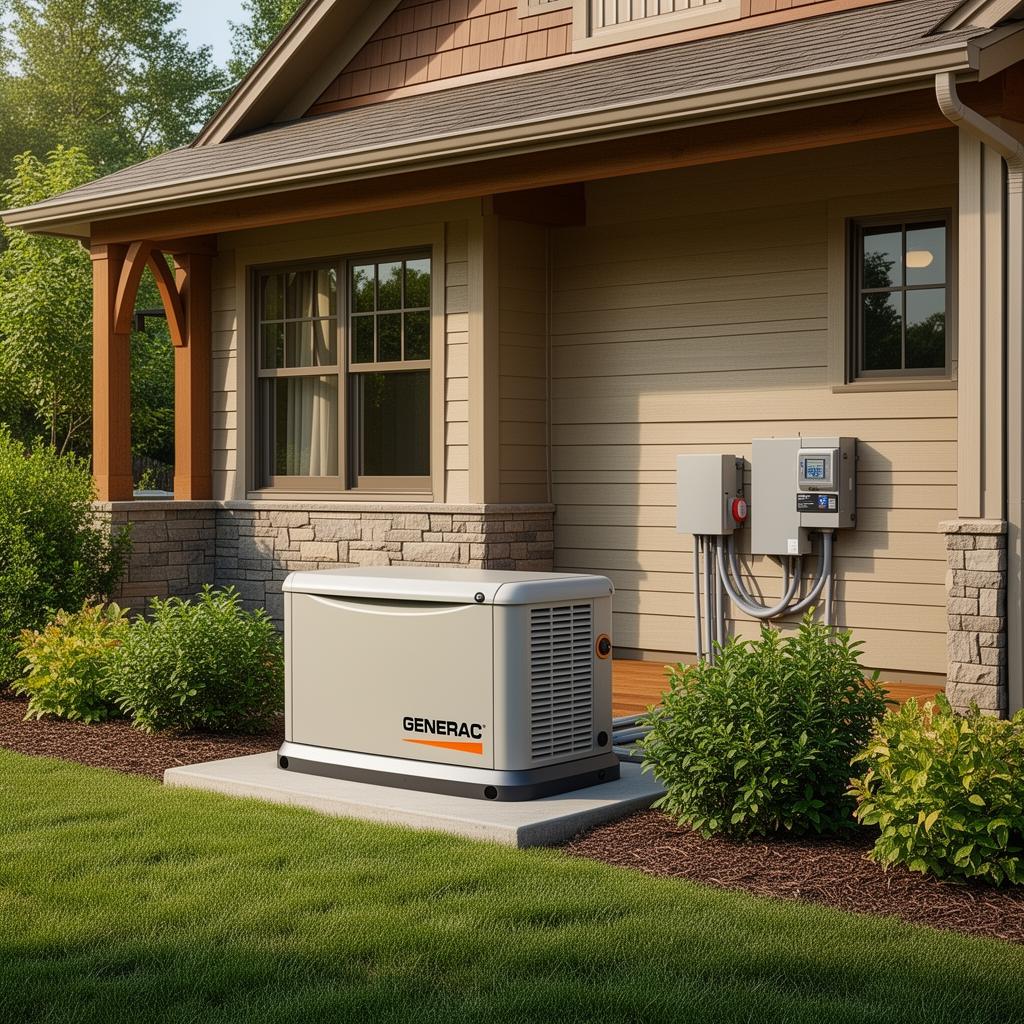 Generators equipment by First Class Heating & Air